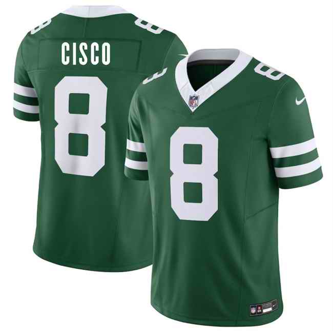 Men's New York Jets #8 Andre Cisco Green 2025 F.U.S.E. Vapor Untouchable Limited Stitched Jersey
